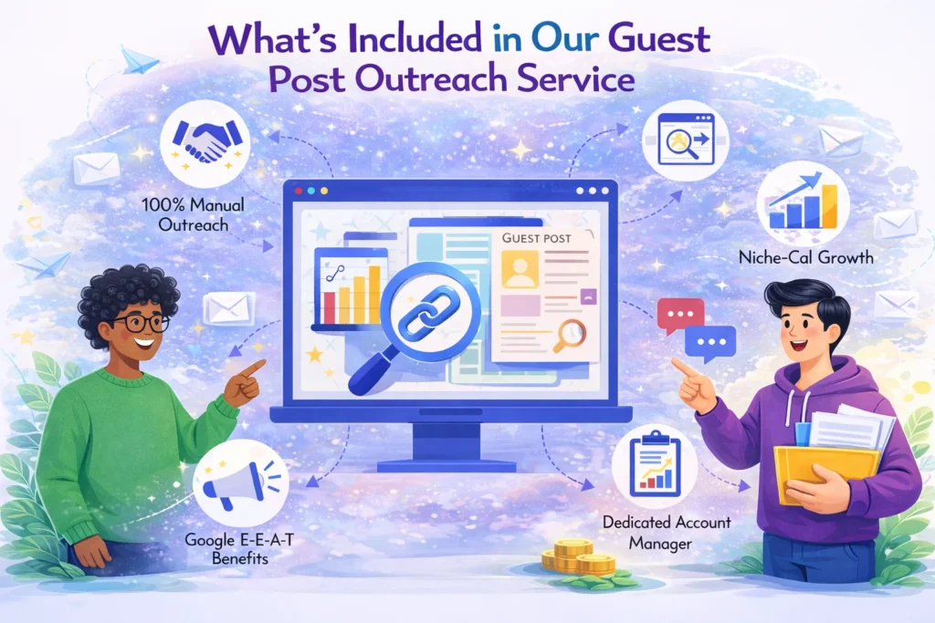 What’s Included in Our Guest Post Outreach Service