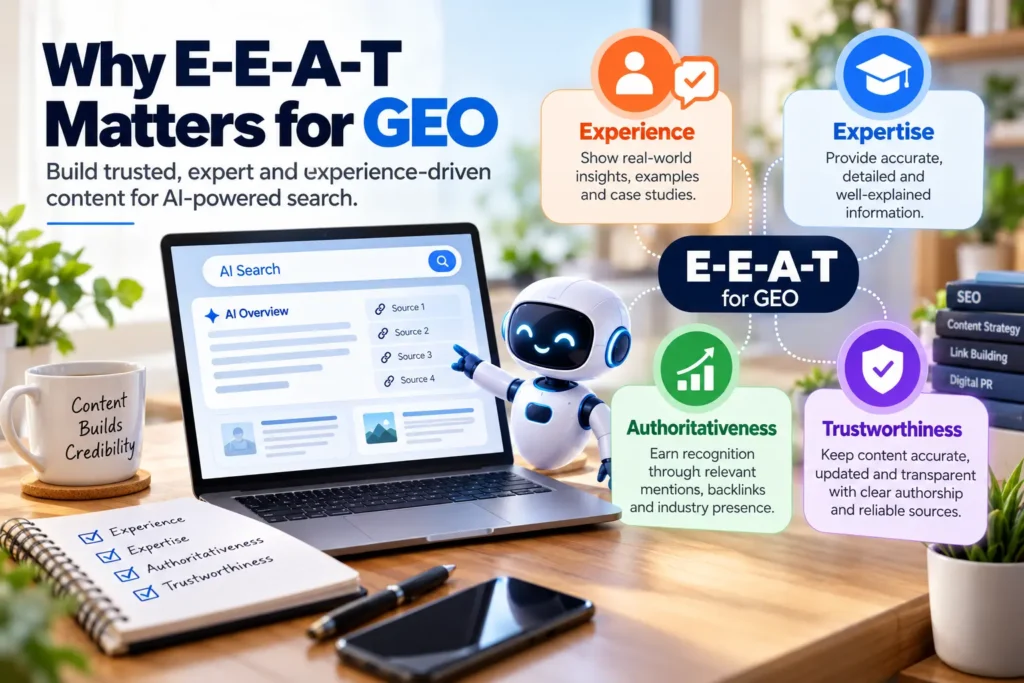 How Google’s E-E-A-T Factors Into GEO